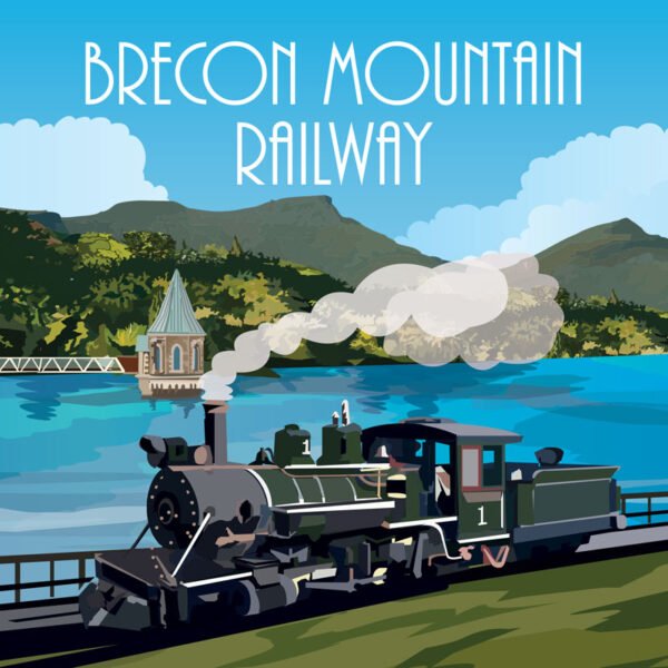 BRECON MOUNTAIN RAILWAY -  A6 Note Book - Pack of 24