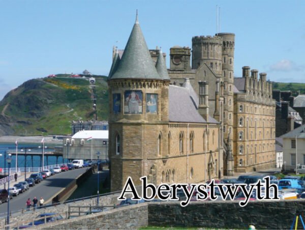 WOOD - Castle Design -  Matt - Rectangular Ceramic Magnet - Pack of 48