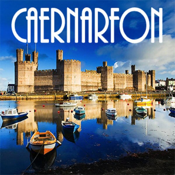 Caernarfon Photographic Design -  Glass - Ashtray - Pack of 24