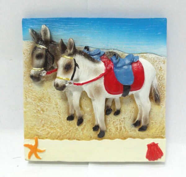 Donkey -  Polyresin Fridge Magnet - Pack of 72