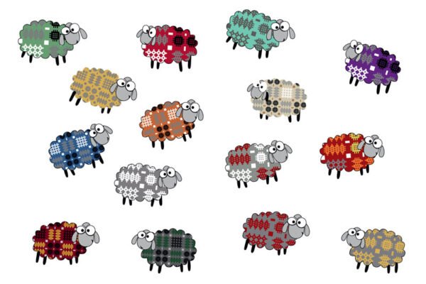SHEEP - Glass Place Mat - Pack of 12 - Packs of 12