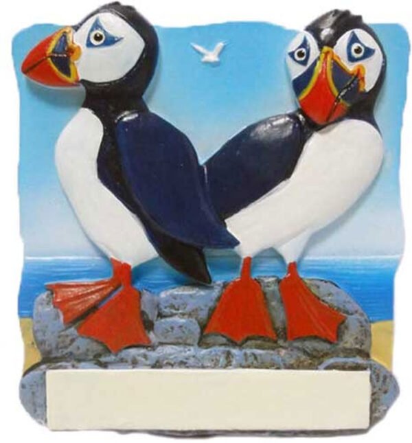 PUFFINS -  Polyresin Fridge Magnet - Pack of 72