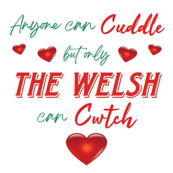 CWTCH - New Design -  Ceramic square fridge magnet - Pack of 48