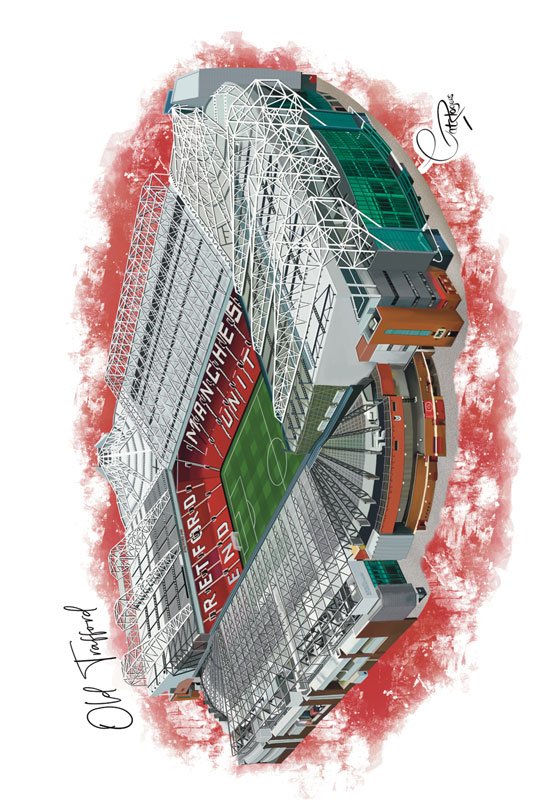 Old Trafford - A5 Note Book - Pack of 12