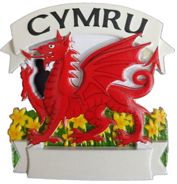 Welsh Dragon -  Polyresin Fridge Magnet - Pack of 72